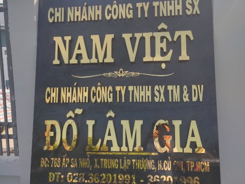 NHÀ XƯƠNG CTY NAM VIỆT HUYỆN CỦ CHI TP HCM