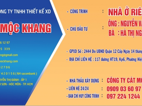 Số 117 Đường Hiệp Thành 19, Phường Hiệp Thành, Quận 12, TPHCM